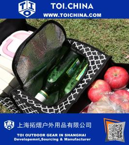 Foldable Trunk Organizer and Cooler Set, Ideal Storage Basket