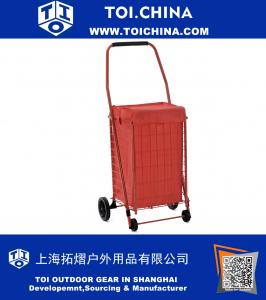 Folding Shopping Cart, 66 lbs Capacity