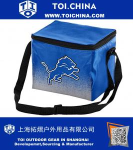 Logotipo da equipe de futebol - impressão de gradiente - refrigerador de saco de almoço - possui um pacote de até 6
