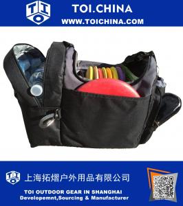 Bolsa de golf con refrigerador y acolchado extra, correa cómoda - Sostiene 12 - 15 discos y 6 bebidas frías