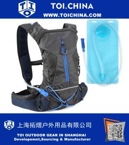 Mochila de hidratación, mochila Evecase con vejiga de agua de 2 litros para ciclismo Escalada de senderismo Acampada y cualquier otro deporte al aire libre