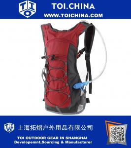 Mochila de paquete de hidratación con 70 oz de vejiga de agua 2L para correr, caminar, andar en bicicleta, escalar, acampar, ciclismo