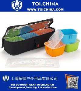 Isoliertes 14-teiliges Travel Kit