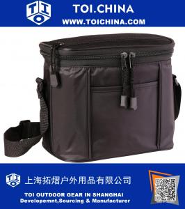 Изолированный 6-Pack Cooler Deluxe Pack Lunch Bag с переносным ремнем