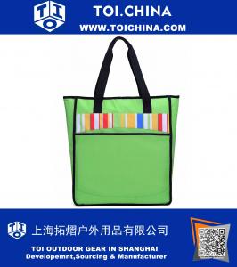 Изолированные продуктовые сумки Термальный шоппинг с молнией