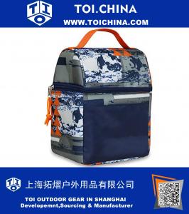 Insulated Lunch Bag with Camouflage or Graphic Design Print