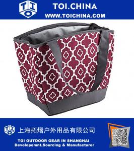 Isolierte Lunch-Bag mit Eisbeutel, stilvolle Kühltasche
