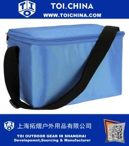 Isolada Lunch Box Cooler Bag Bloqueio em Calor e Frio, Saco de piquenique para o Exterior, Esportes, Praia, Caminhadas e Camping, Lago Azul