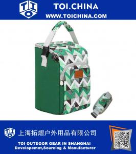 Isolierte Lunch Kühltasche 6L, Reißverschluss High Performance Soft Tasche für Reisen, Picknick - mit abnehmbaren Schultergurt