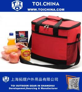 Insulated Lunch Picnic Bag for Adult, Men, Women and Kids with Adjustable Strap, Front Pocket and Side Pocket, 12H x 7.5W x 11L Inches