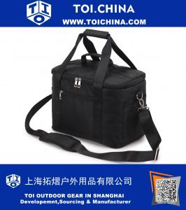 Isolierte Lunch-Tasche, umweltfreundliche wasserdichte EVA Lunchbox Kühler für Erwachsene, Arbeit, Männer und Frauen mit verstellbarem Gurt, Fronttasche und Seitentasche