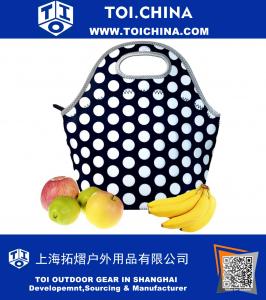 Neoprene Isolado Lunch Bag Para Mulheres Meninas Adultos almoço Tote Mom Bag Recipiente De Alimento Refrigerador Bolsa Quente Para O Trabalho De Escritório Piquenique