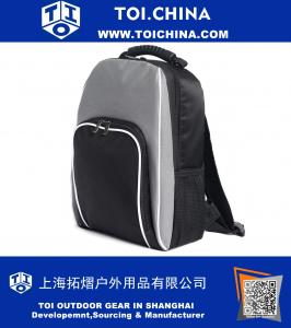 Mochila con aislamiento Mochila Lunch 10L para Hombres Mujeres Niños Negro Gris Nylon Cooler Tote Bag Lunch Box