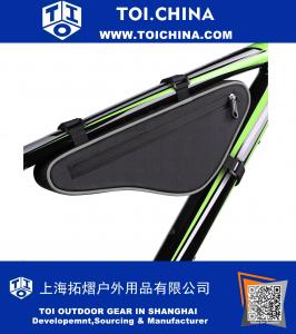 Bolsa de triángulo de la bicicleta de carretera de nylon de la capa grande de MTB con alforjas