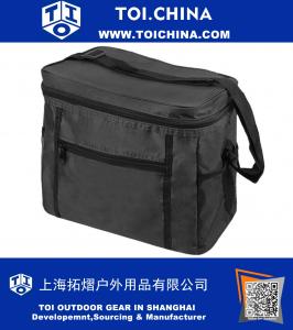 Bolso de almuerzo insuflado grande de Foladble, organizador del bolso del refrigerador de Oxford durable Bolso lateral de malla cremallera Cuadrado de trabajo del picnic Bolso de comida del almuerzo del contenedor de comida de la escuela, correa de h