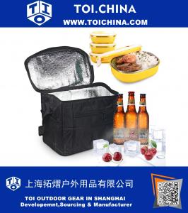 Large Insulated Lunch Tote Bag Cooler Box