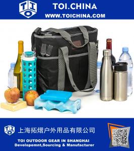 Large Insulated Thermal Cooler Tote Bag Detachable Shoulder Strap