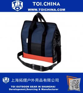 Large Insulated Tote Bag With Side Pocket Detachable Shoulder Strap Keeps Food Cool