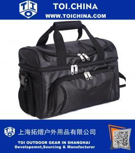 Large Soft Cooler Bag, Two Insulated Compartments, 840D Heavy-Duty Polyester and Removable Shoulder Strap