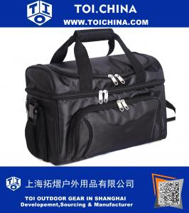 Large Soft Cooler Bag, Two Insulated Compartments, 840D Heavy-Duty Polyester and Removable Shoulder Strap