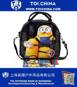 Licenciado Despicable Me Asseclas Isolado Crianças Lancheira Bag Food container Pail