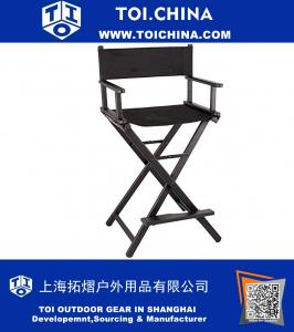 Cadeira de diretor de maquiagem portátil de altura leve de alumínio