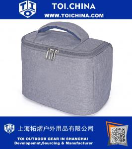 Lunch Bag Mini Picnic Cooler Bag for outdoor Fishing,Camping and Hiking Gray