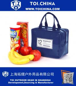 Lunch Bag mit Reißverschluss, G2PLUS Waterproof Insulated Cooler Tote Handtasche, Reisen Zipper Organizer Box Tote Bag Mittagessen Tote für Männer und Frauen, Teens und Kinder