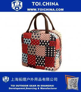 Lunch Boxes, Outdoor Picnic Printed Thermal Insulated Tote Lunch Cool Bag Cooler Box Handbag Pouch