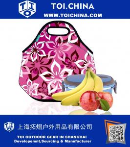 Lunch Tote, Lunch boxes Bolsas de almuerzo con fino material de neopreno Waterproof Picnic Lunch Bag Mom Bag