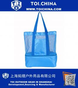 Сумки Mesh Beach Tote Bags Breathable Sea Shell Сумки с изоляцией пикника