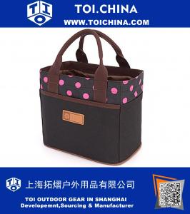 Сумка для завтрака Bento Mute Function Cute для сумки для пикника для путешествий Tote с веревчатым поясом