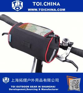 Multi-function Waterproof Bike Front Frame Tube Handlebar Bag Folding Bicycle Package