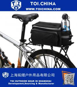 Saco de bolsa de ombro de assento de tronco de bicicleta traseiro multi-funcional Pannier
