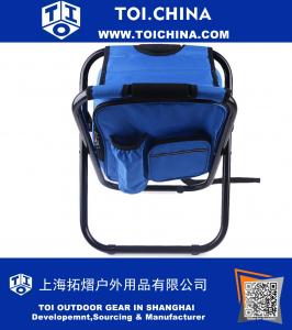 Multifunktionale Strand Rückenlehne Stuhl Eisbeutel Thermos Tasche Hocker Outdoor-Freizeit Stuhl Travel Storage Kühltasche zum Angeln und Wandern