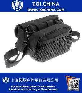 Multifuncional Militar Ciclismo Marco delantero Twins Bag Bicycle Pannier Tube Pack Bike doble bolsa