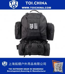 Операторы Pack Военный стиль Молле и гидратация Совместимый тактический рюкзак, сумка для выживания на открытом воздухе, выживание, альпинизм, охота