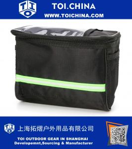 Outdoor Bike Cycling Bicycle Handlebar Bag Front Frame Tube Pouch Basket Pannier