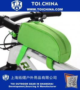 Bicicleta al aire libre Ciclismo Bolsa de marco de bicicleta PVC Bolsa de tubo superior Bolsa de sillín delantera Bolsa de tubo de la bici Pack Alforja para MTB Mountain Road Bike