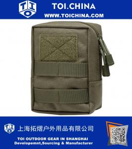 Bolsa de cintura al aire libre 1000D multifuncional EDC Molle Tool cremallera cintura paquete accesorio Durable Belt Pouch
