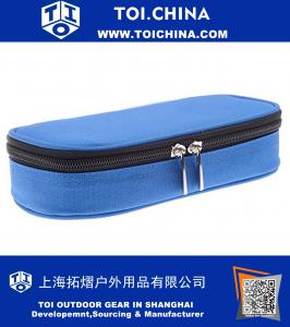 Oxford Fabric Medical Travel Cooler Bag Insulin Cooling Case with 2 Ice Packs for Diabetics Medication Cool Bag