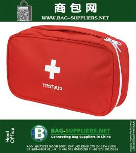 Portátil Primeros Auxilios Vacío Kit Bolsa Totalizador Pequeño Primer Respondedor Bolsa de Almacenamiento Compacto Bolsa de Supervivencia de Emergencia Bolsa de Medicina para el Hogar Oficina de Viaje Acampar Deporte Mochilero Senderismo Ciclismo Gim