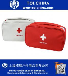 Portable First Aid Empty Kit Pouch Tote Small First Responder Storage Bag Compact Emergency Survival Bag Medicine Bag for Home Office Travel Camping Sport Backpacking Hiking Cycling Gym Car Outdoor Bag