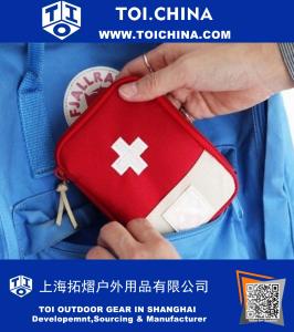 Kit portátil de primeros auxilios de supervivencia para acampar Mini viaje Bolsa de emergencia médica