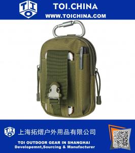 Petit sac tactique de poche EDC de Molle portatif avec le support de holster de téléphone portable