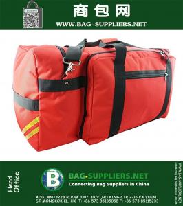 Rescue Duffel Fire Gear Travel Bag Shoulder Strap Helmet Pocket