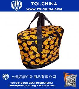 Reusable Collapsible Insulated Thermal Cooler Bag Shopper Tote