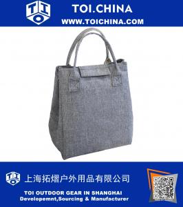 Reusable Thermal Foldable Lunch Tote Bag Cooler Bag Insulated Lunch Box Picnic Bag School Cooler Bag