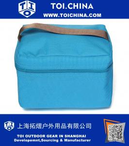 Einfachen Stil Thermische Isolierte Kühler Wasserdichte Mittagessen Picknick Tasche Carry Aufbewahrungstasche Handtasche