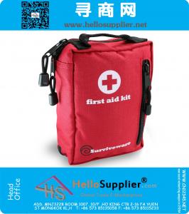 Small First Aid Kit Best for Hiking, Backpacking, Camping, Travel, Car & Cycling. Waterproof Laminate Bags